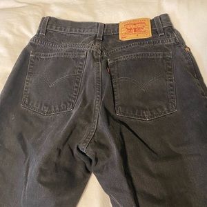 Levi 550 Black Jeans